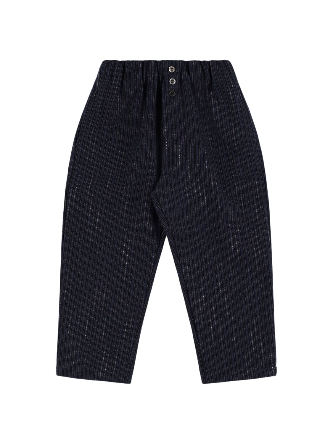 Babe And Tess Alvie Cotton Blend Pants In Blue