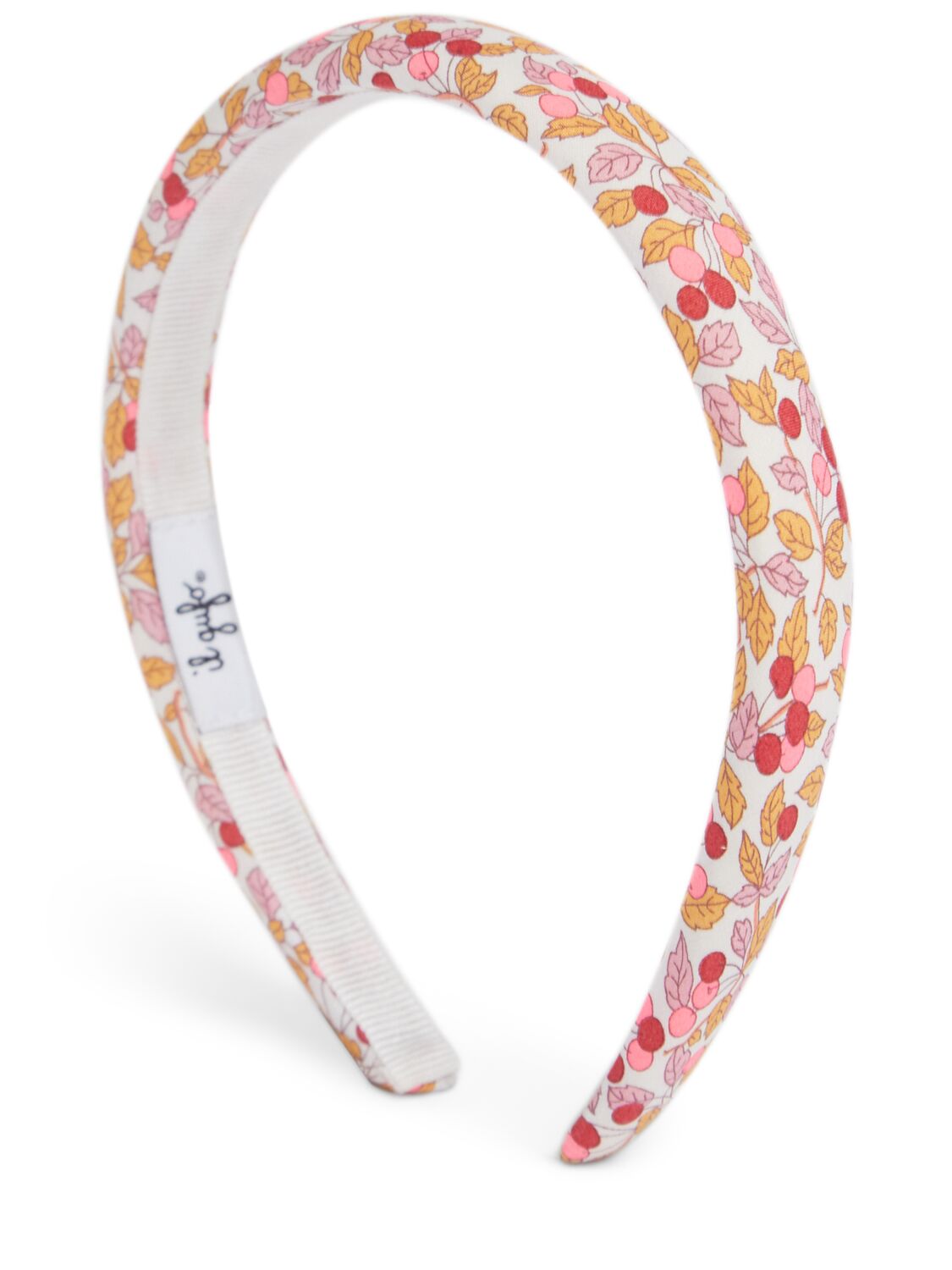 Il Gufo Printed Cotton Headband In Multi